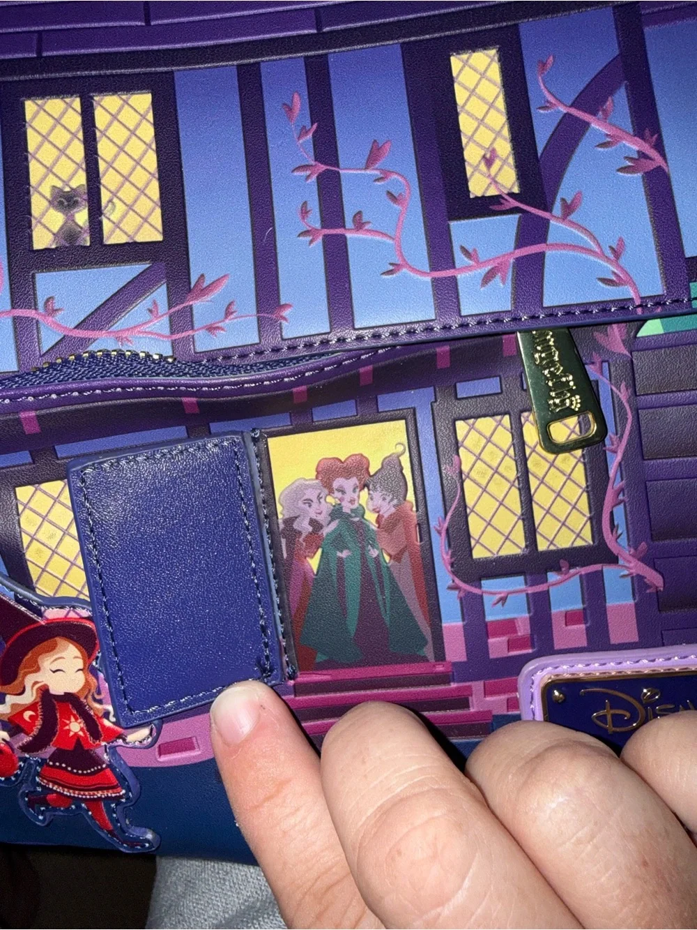 Loungefly Disney Hocus Pocus Sanderson Sisters House Glow In The Dark Mini BP